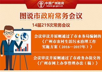 圖說219次市政府常務(wù)會(huì)議｜廣州網(wǎng)上辦事出新規(guī)：百姓“少跑腿”　信息“多跑路”！