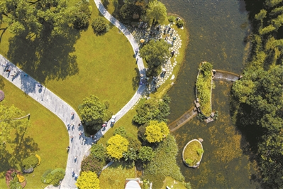 1座自然教育館、5大專類植物展示園、3條生態(tài)休閑步道……  云溪植物園8月8日迎客