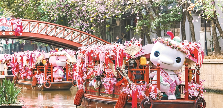 廣州多區迎春花市紛紛開鑼